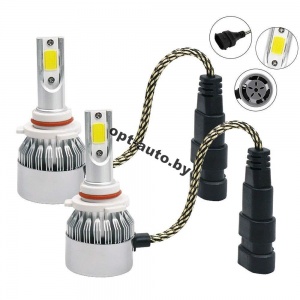 Светодиодные лампы LED Headlight C6 HB4 - 2800 LM, 6000 K, с вентилятором