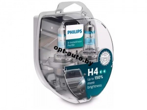 Автолампы Philips  Н4 12v60/55w +150% X-tremeVision набор 2 шт.