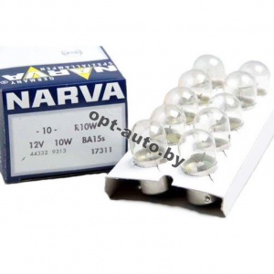 Автолампы Narva   12v     10w (BA15s) (17311)
