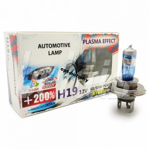 Автолампы MITSUMORO Н19 12v 60/55w PU43T-3 +200% plasma effect набор 2 шт. (Япония)