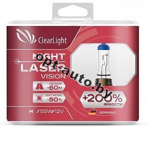 Автолампы Clearlight HB4 12V-51W Night Laser Vision +200% Light (2 шт.) (ML9006NLV200)