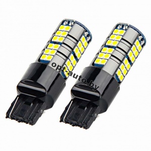 Светодиодные лампы к-т Clearlight (2 шт) W21W (6500k) (7440-4014-54SMD-2)