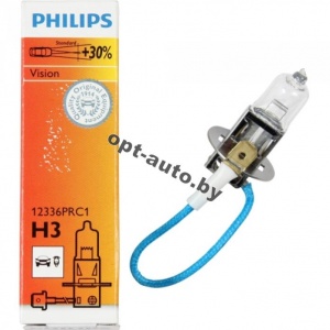 Автолампы Philips  Н3 12v55w Premium +30% (стандарт)   