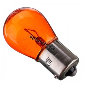 Автолампы MITSUMORO   12v     21w   оранжевая   не смещ.  BA15s
